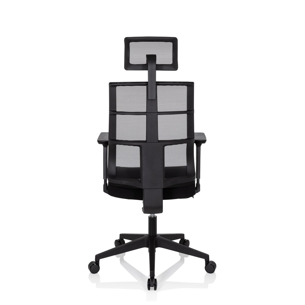 Profi Bürostuhl SPINIO PRO Stoff/Netzstoff mit Armlehnen (höhenverstellbar) hjh OFFICE