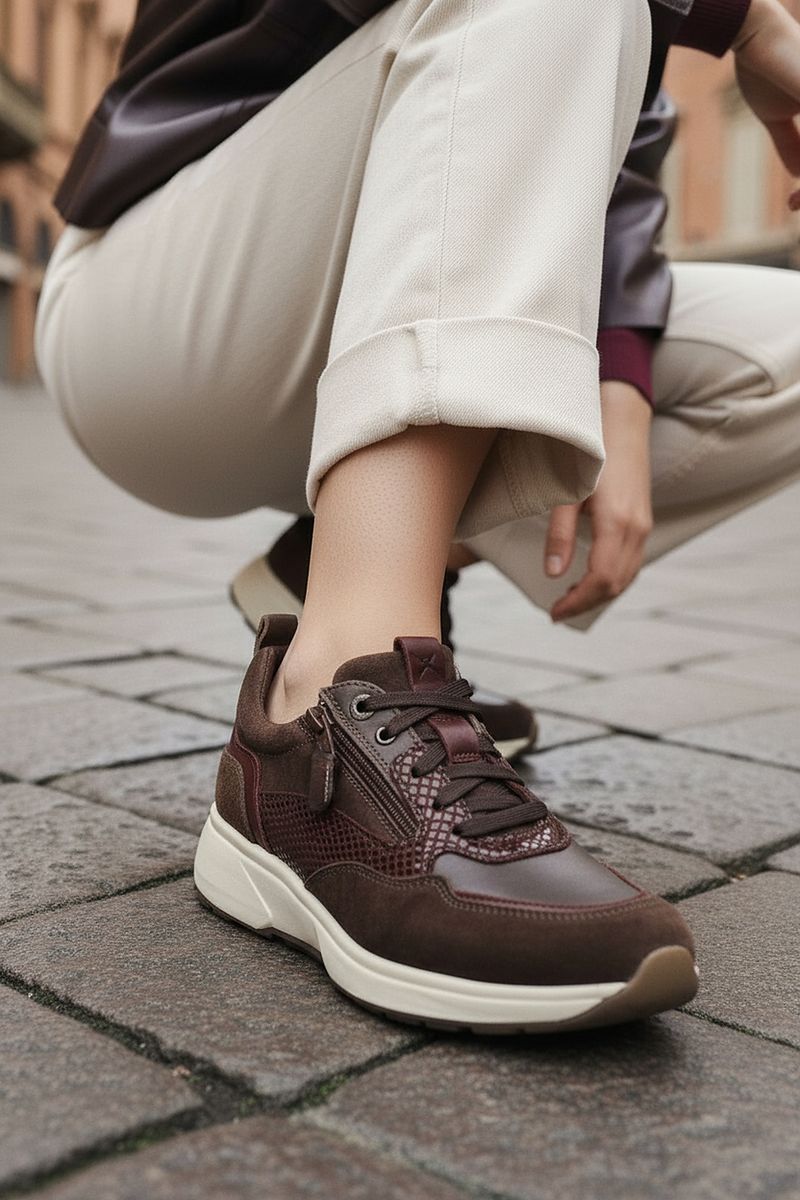 Xsensible Grenoble Stretchwalker HX Veterschoenen Bruin Dames