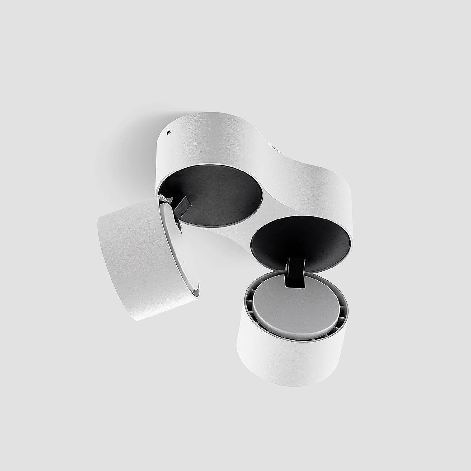 Arcchio LED Deckenlampe, Spotbalken Deckenstrahler 350° drehbar 90° schwenkbar Deckenleuchte Deckenspot 2x 6,1W Spot Wohnzimmerlampe Strahler