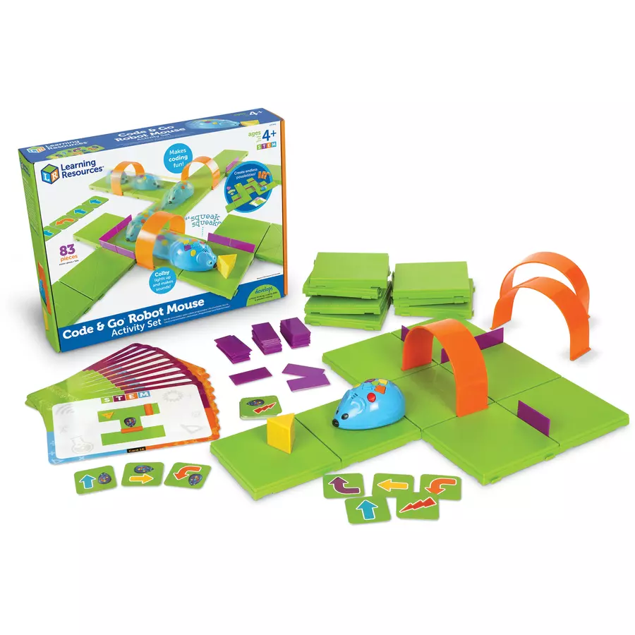 Learning Resources® STEM - Code & Go Roboter-Maus Activity Set