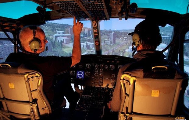 Hubschrauber-Simulator in München als Geschenk