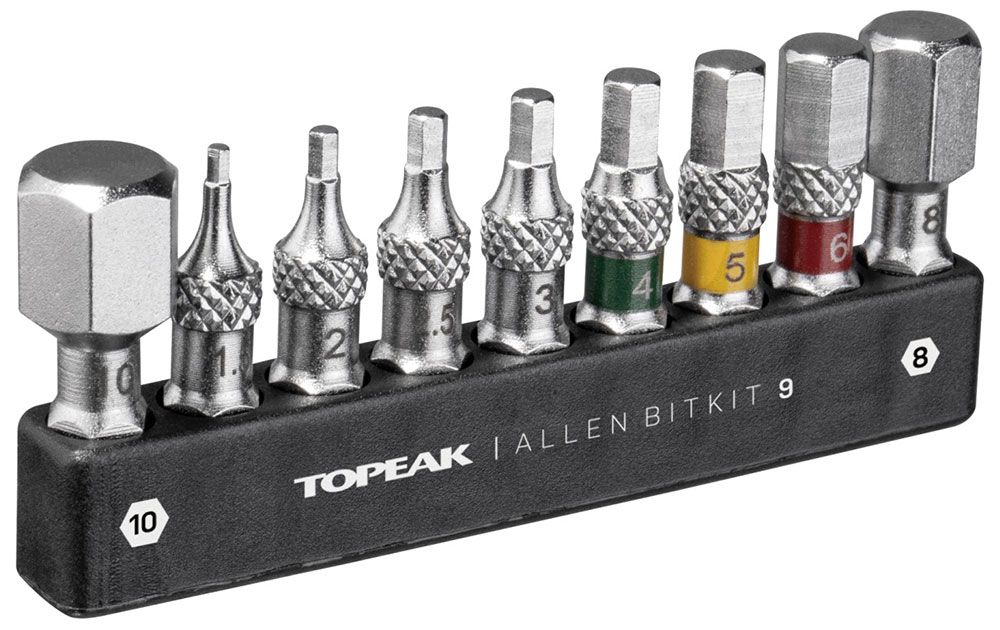 Topeak Allen BitKit 9 Werkzeugaufsätze kaufen | Bike-Discount