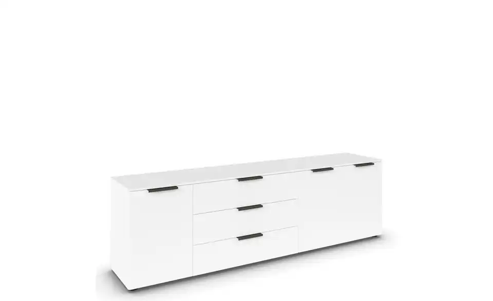Sideboard Weiß Front: Dekor, Oberboden: Dekor Weiß Graphit