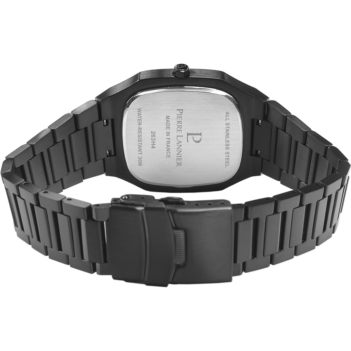 Montre Pierre Lannier homme autoamtique acier noir