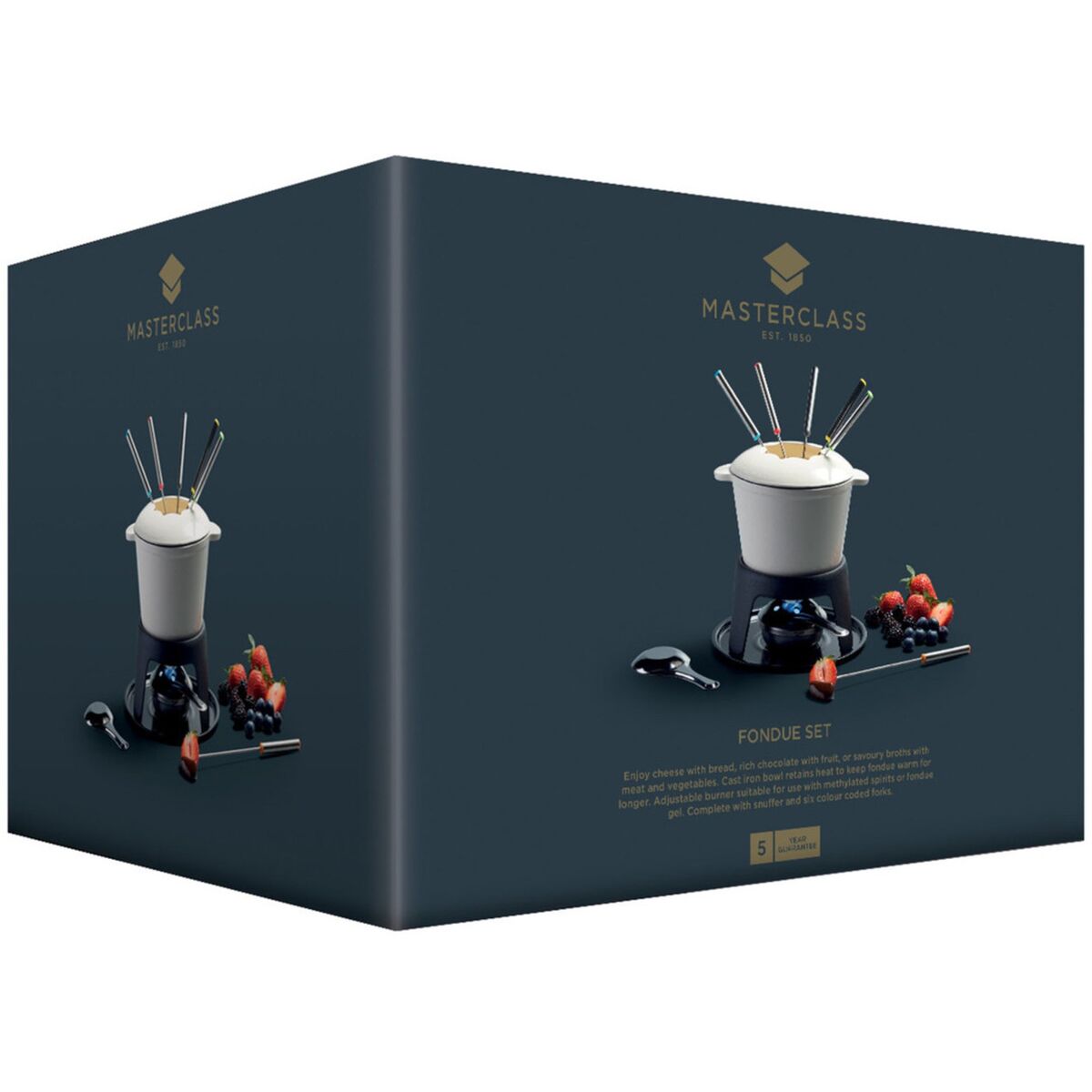 Cast Iron Fondue Set