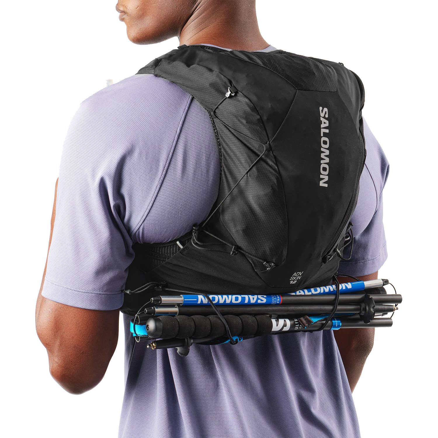 Salomon ADV Skin 12 Laufweste inkl. Flasks schwarz