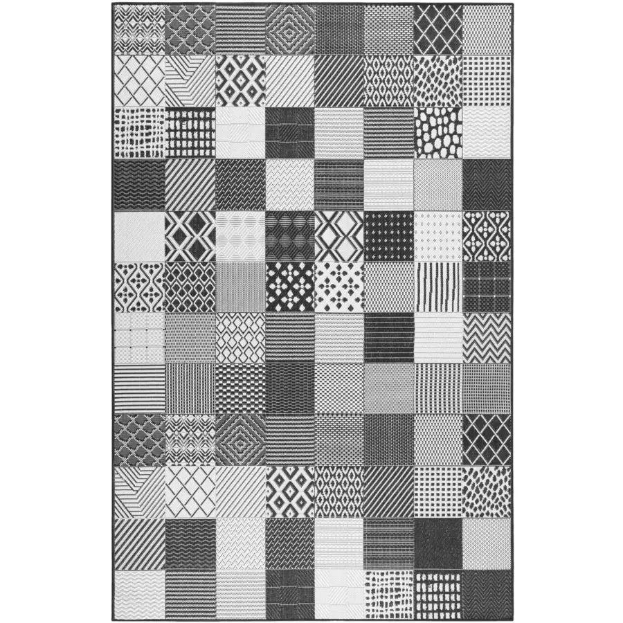 Esprit Outdoorteppich In & Outdoor Chester schwarz