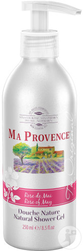 Ma Provence Douche Nature Rose De Mai Flacon-Pompe 250ml