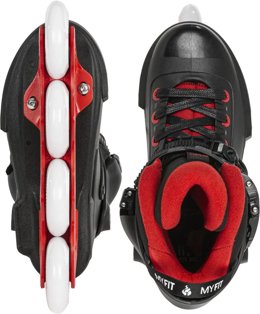 Powerslide Next Black Red 80 Freeskates | SkatePro