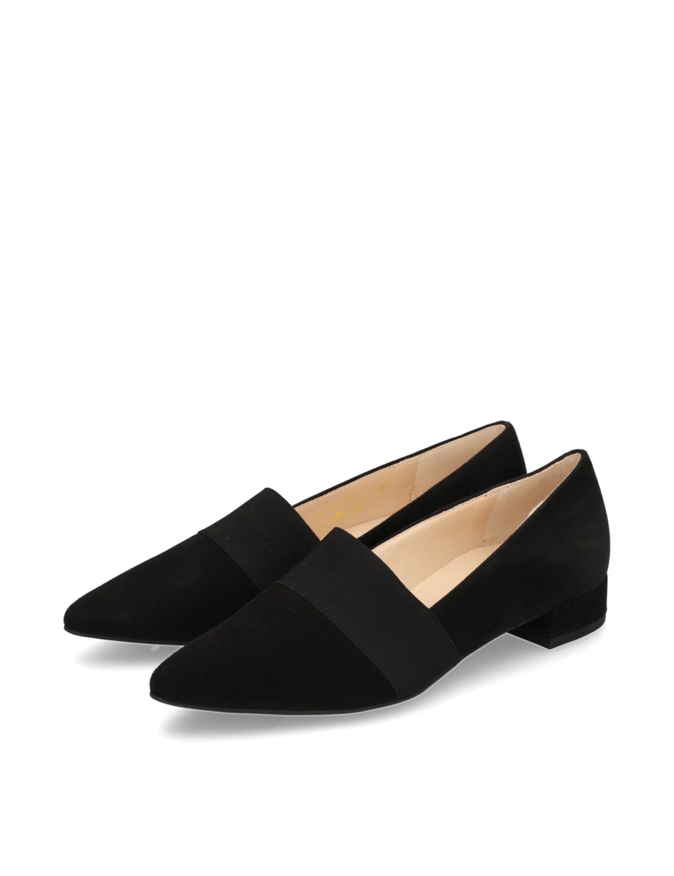 Veloursleder Ballerina