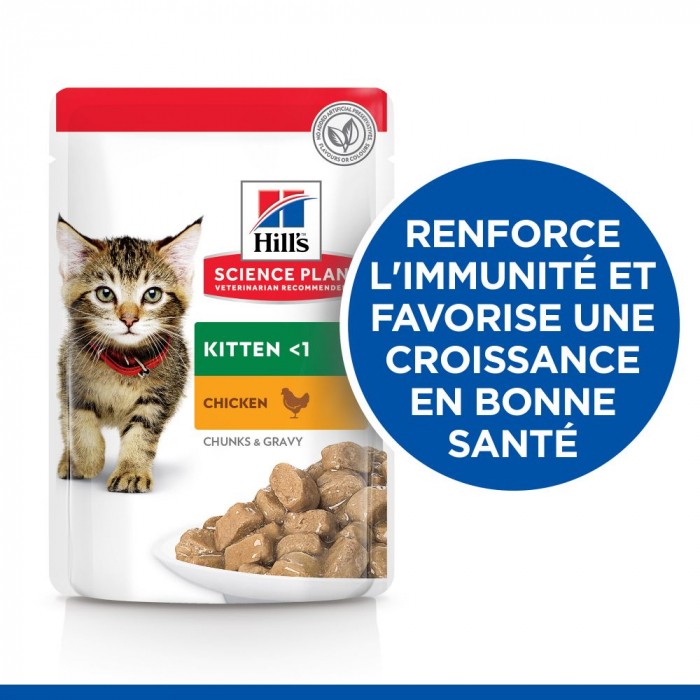 HILL'S Science Plan Kitten en Sachets - Pâtée pour chaton