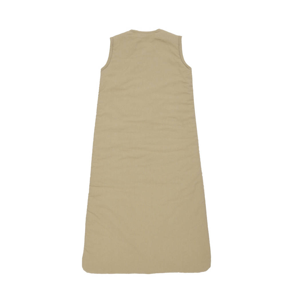 gevoerde baby slaapzak uni taupe