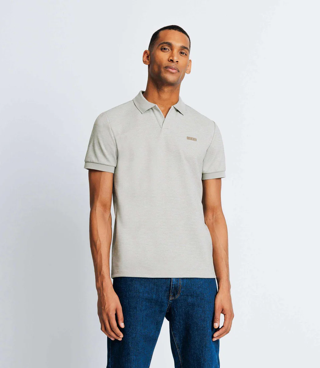 Polo avec flocage kaki