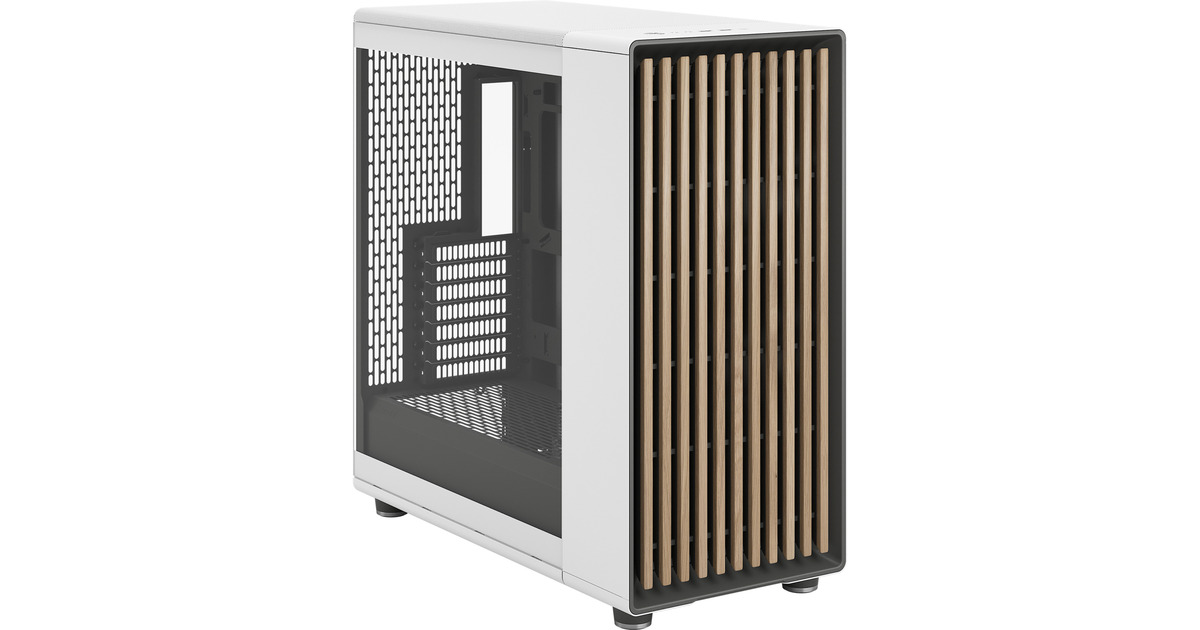 Fractal DesignNorth XL RC Chalk White TG Clear midi tower behuizing  (Wit | 2x USB-A | 1x USB-C | Tempered Glass)