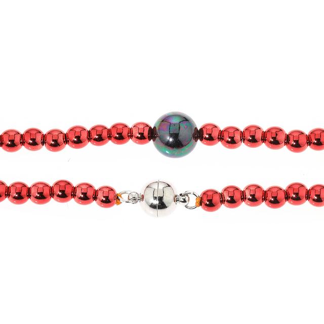 Glamour-Collier, Muschelkernperle, Magnet, ca. 50 cm