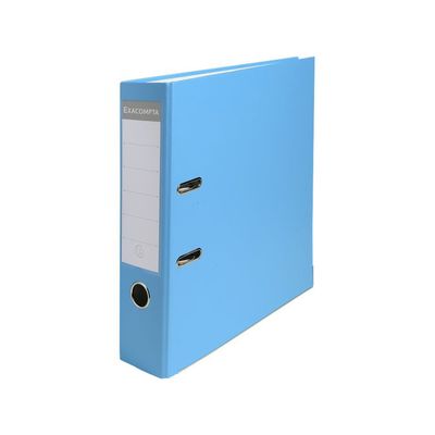 Exacompta - Classeur à levier - Dos 80 mm - A4 - pour 600 feuilles - bleu clair