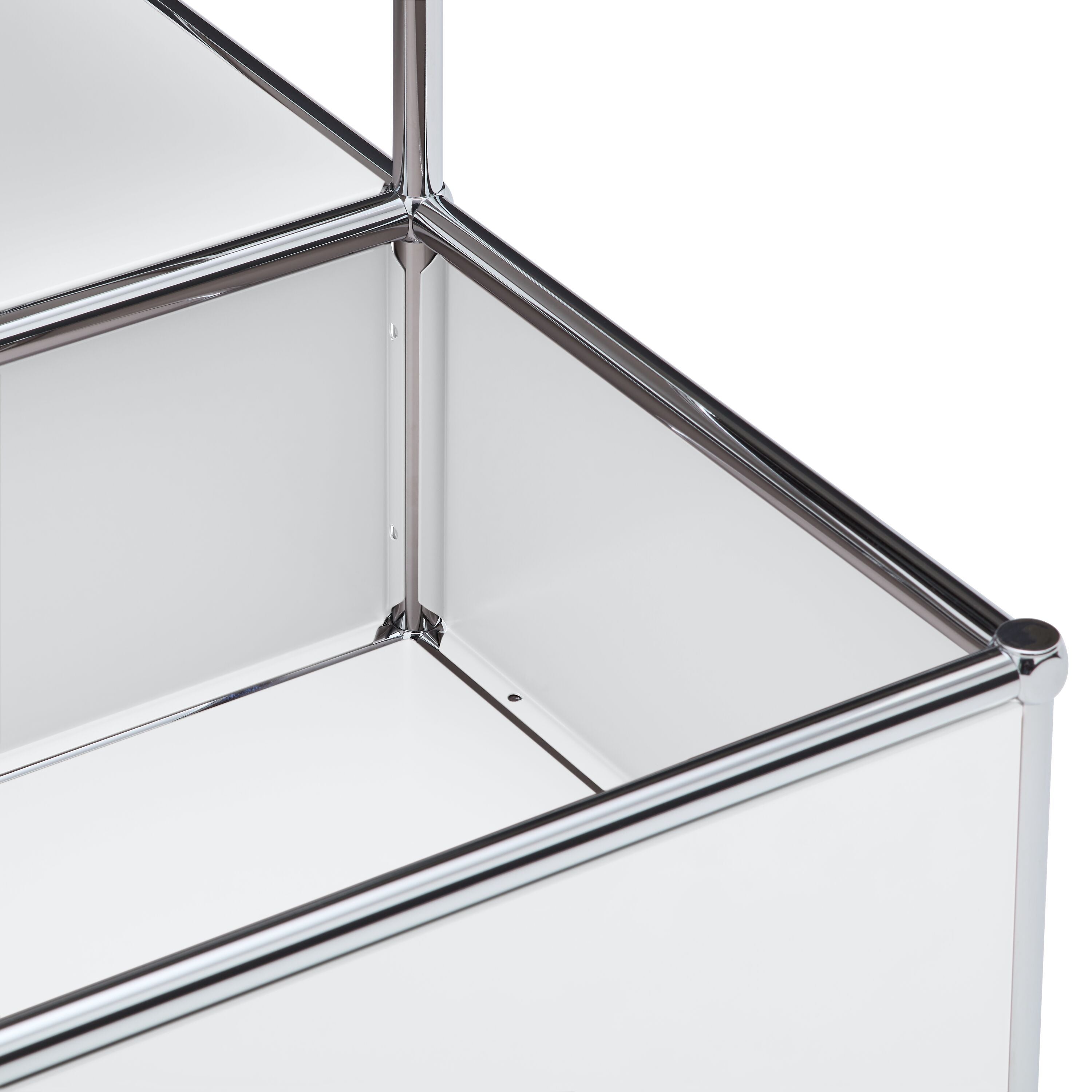 FLEXCUBE Salontisch - Weiss / B: 77.5 cm x T: 77.5 cm x H: 43.5 cm