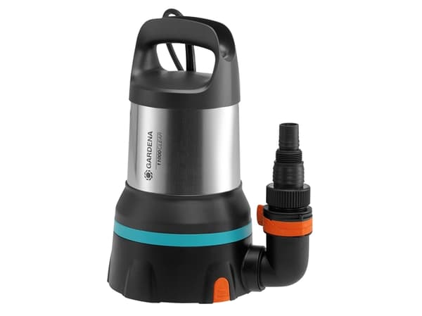 Gardena 9034-20, 450 W, AC, 0,7 stang, 11000 l/t, IPX8, Sort, Sølv