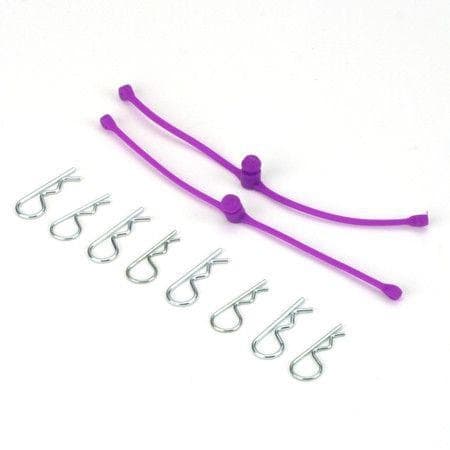 DB2250 Body Klip Retainers (Purple) 2 set