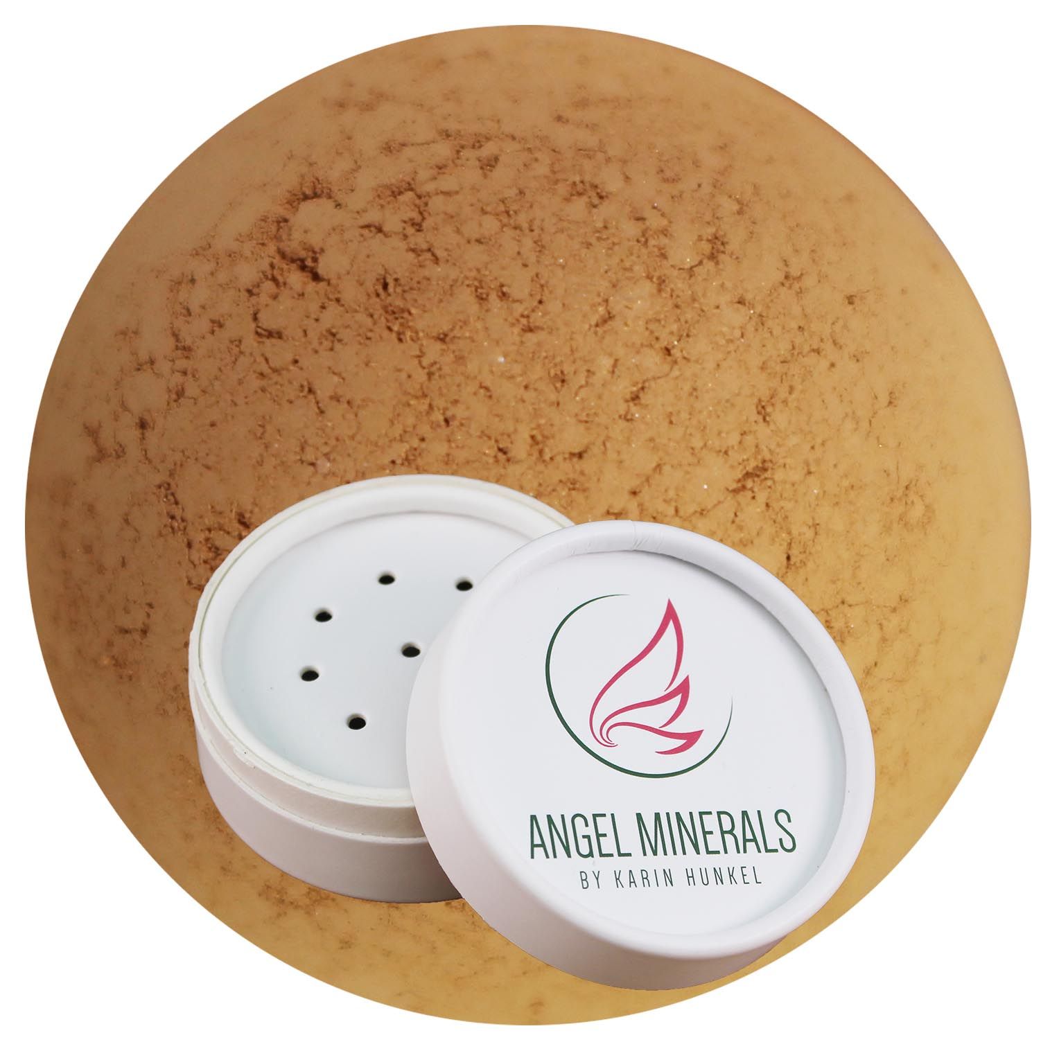 Angel Minerals VEGAN Mineral Foundation - Y5 Golden Brown Eco - 5g