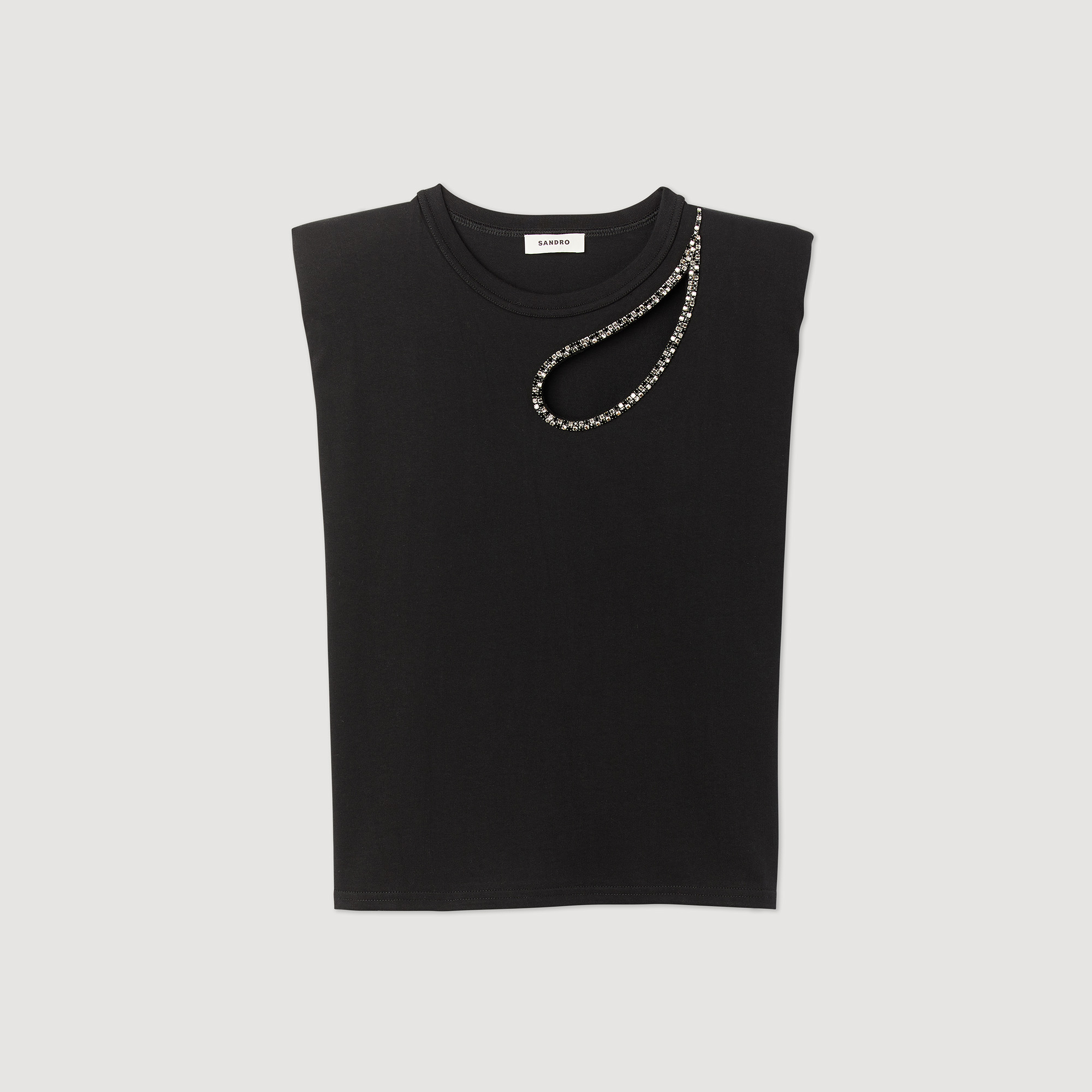 T-shirt goutte strass
