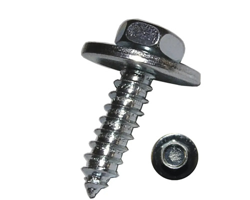 Combinatieplaatschroef met zeskant, 4,8 x 16 mm, verzinkt, 100 stuks