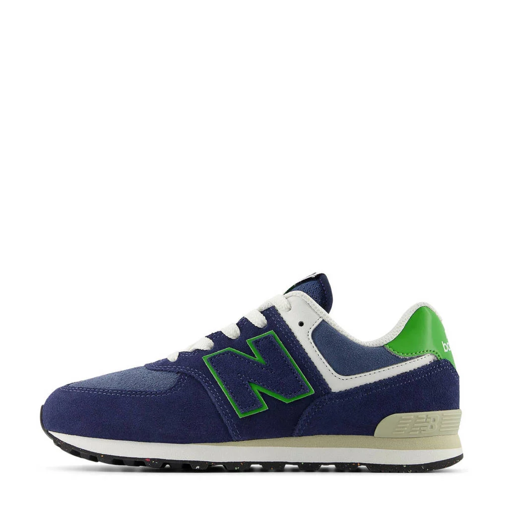 New Balance 574sneakers donkerblauw/groen