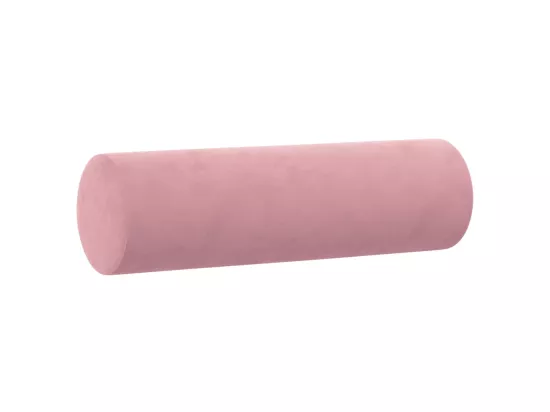 Canapé 2 places avec oreillers décoratifs rose 120 cm velours