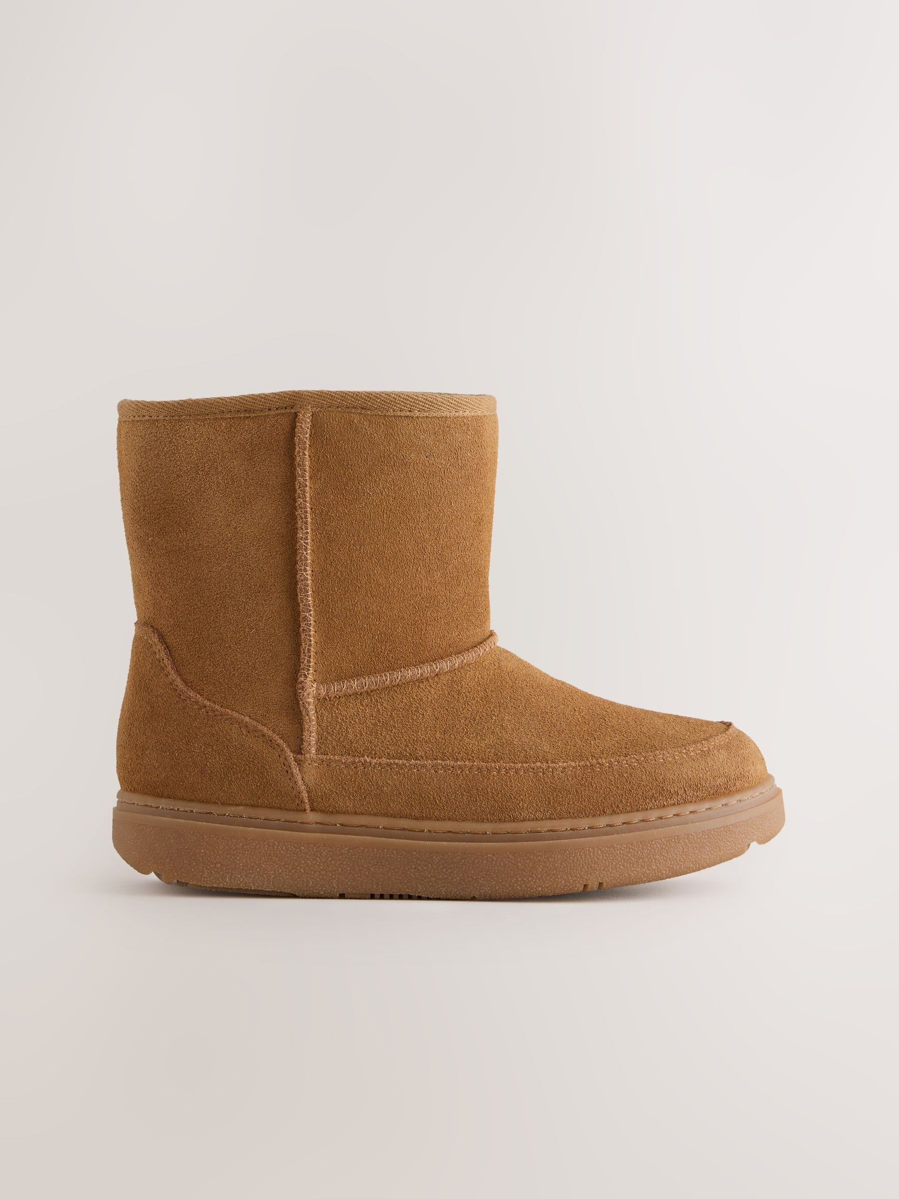 Lichtbruin - Water Repellent Suede Boots