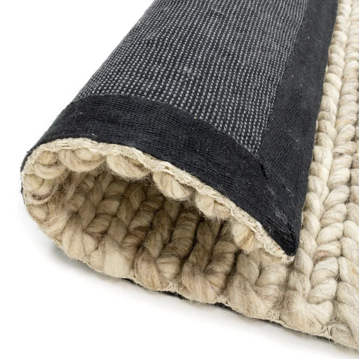 Nuuck - Fletta Teppich, 200 x 300 cm, grau / braun