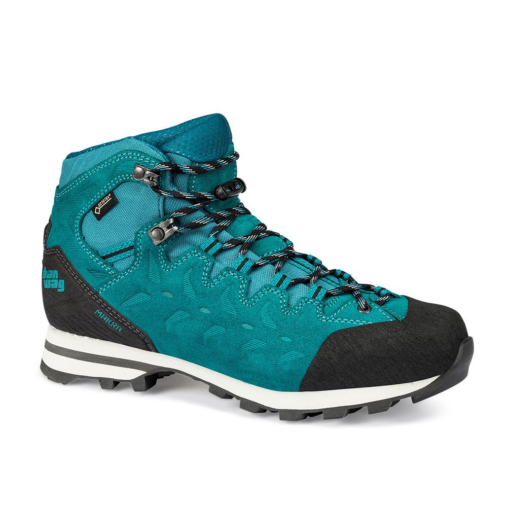 Hanwag MAKRA LIGHT GTX - Chaussures randonné Femme bluegreen/black