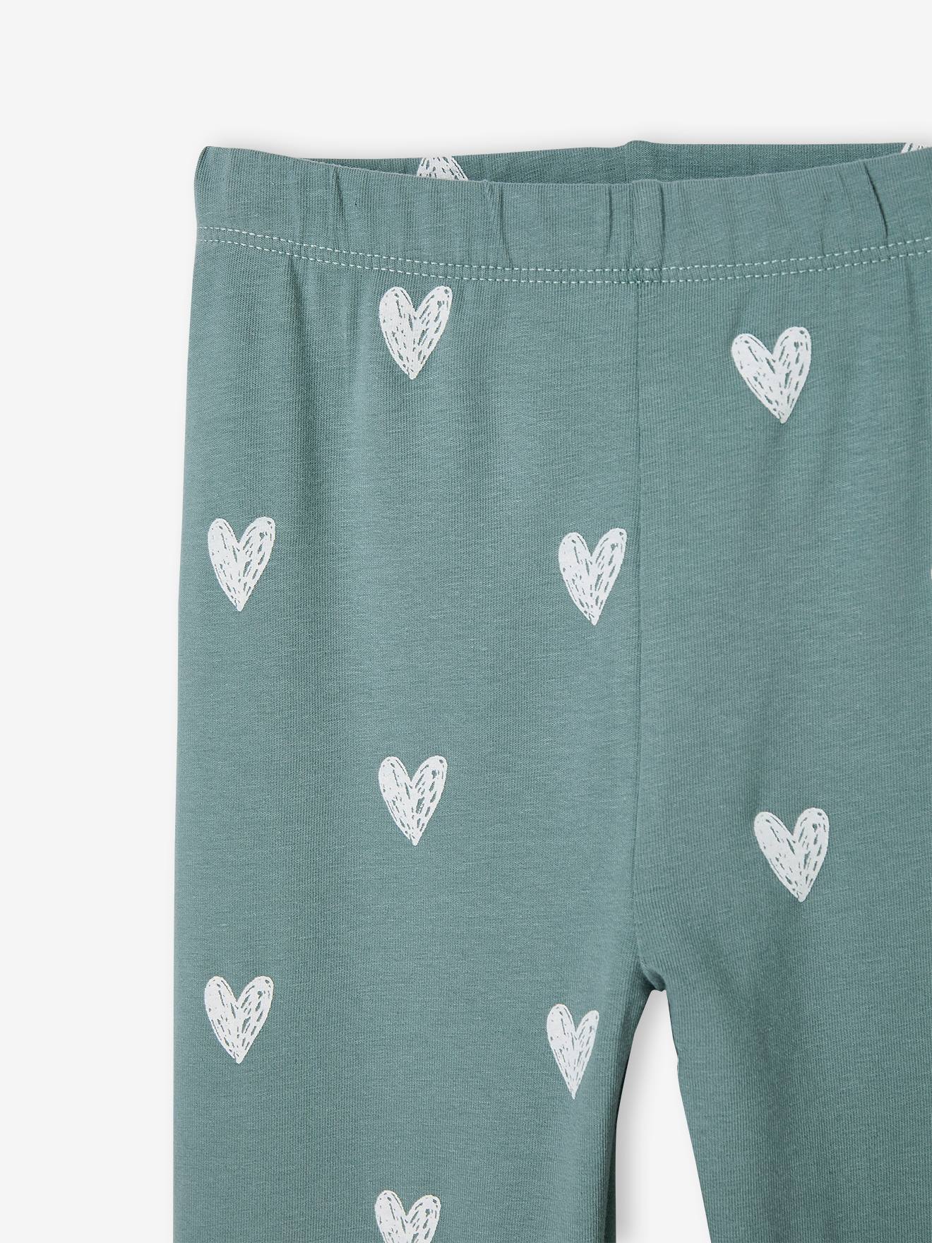 Leggings com estampa de chocolate para meninas