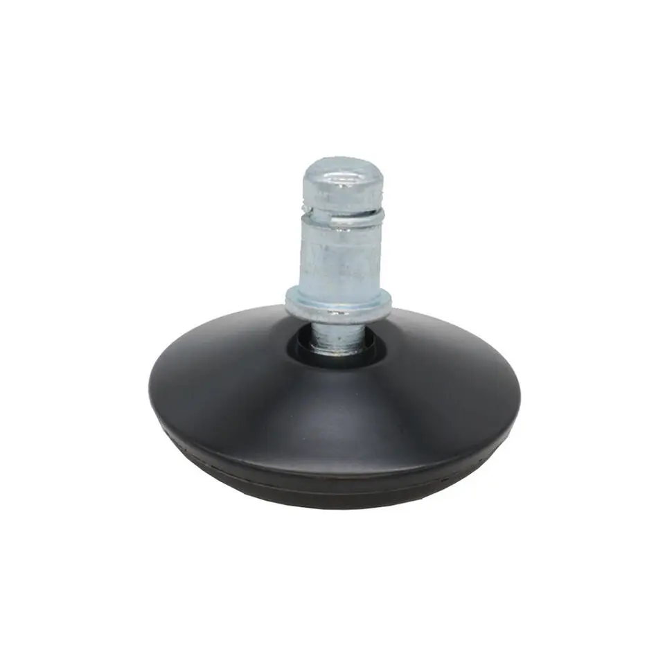 Bureaustoel glijders set - zwart - diameter 5cm