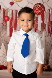 The tie - blauw