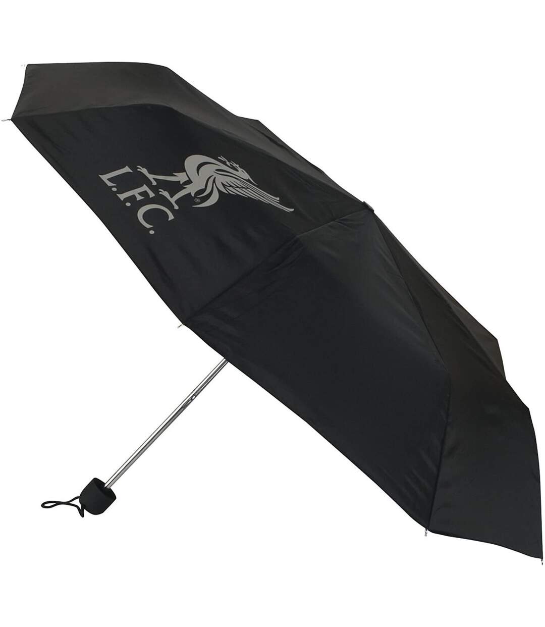 Liverpool FC - Parapluie pliant (Noir / Argenté) (Taille unique) - UTTA6140