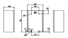 Proox One afvalbak 31L RVS