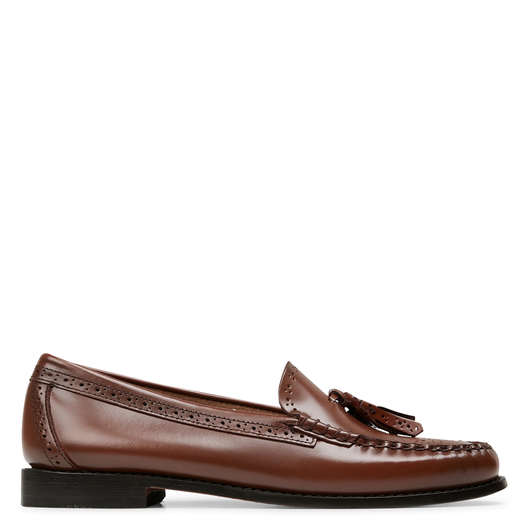 Mocassins en cuir lisse | Marron