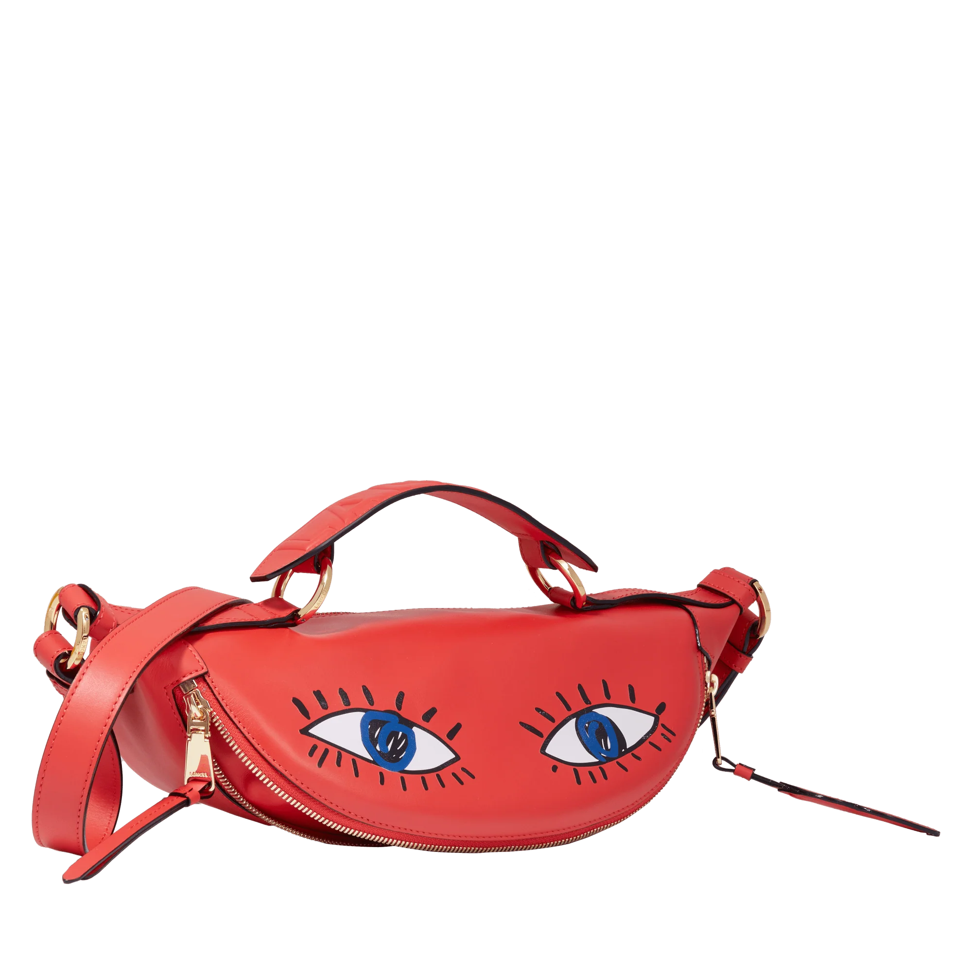 Sac porté croisé S Origami de Lancel-Multico Tomate