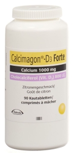 CALCIMAGON D3 Forte Kautabletten Zitrone, 90 Stück