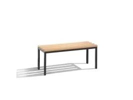 Bænk, CP Basic, bøg/antracit, 42 x 100 x 35,3 cm