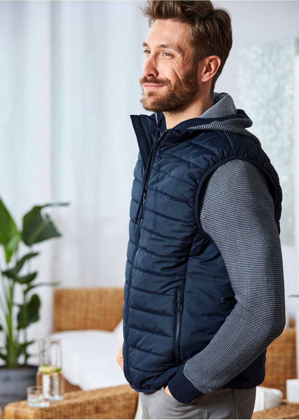 Gilet sans manches matelassé