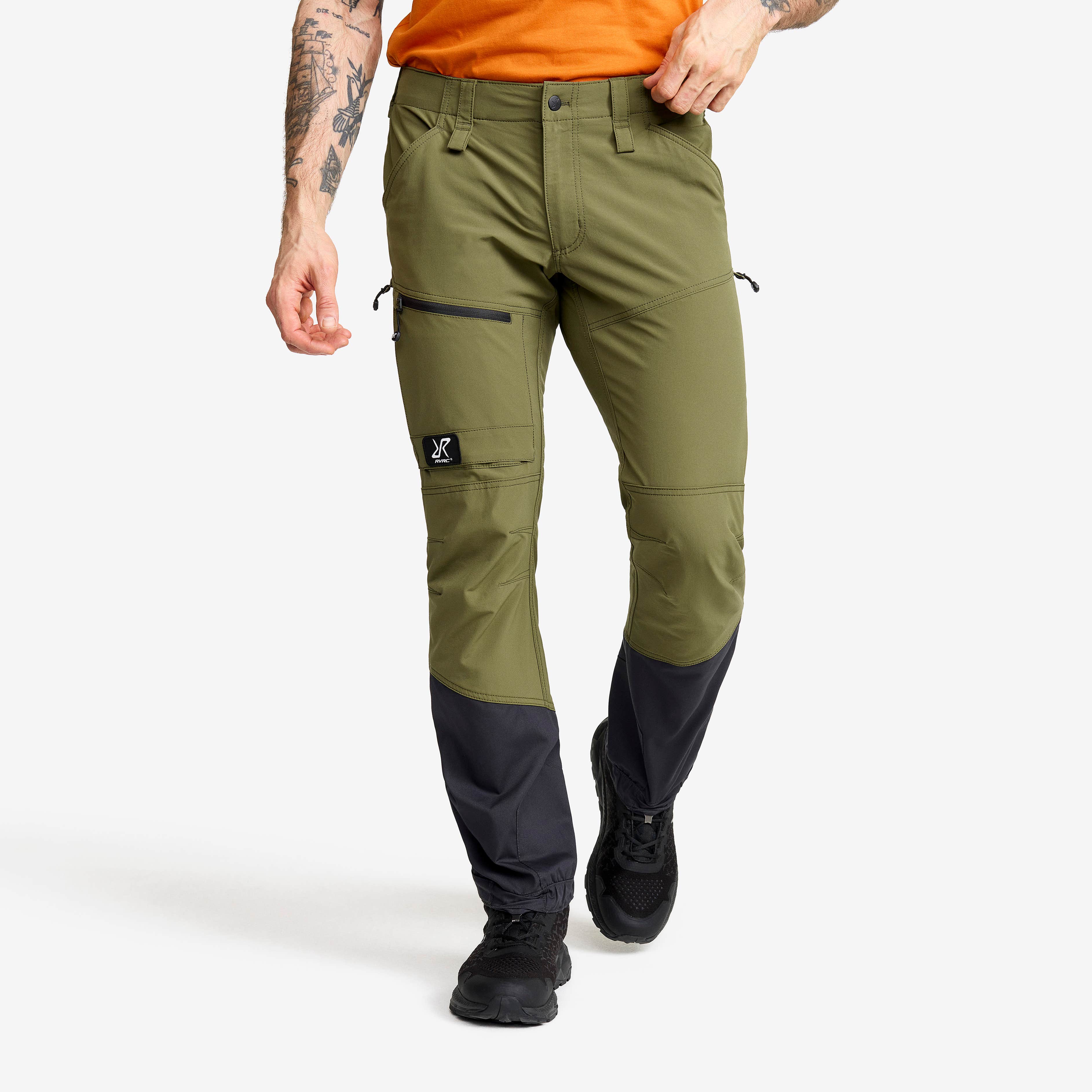 Range Pro Stretch Pants Herre Burnt Olive/Anthracite