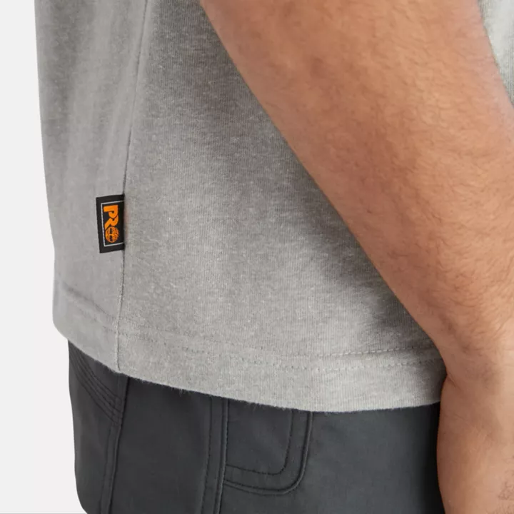 Camiseta Timberland PRO Core Reflective Logo Masculina na cor cinza