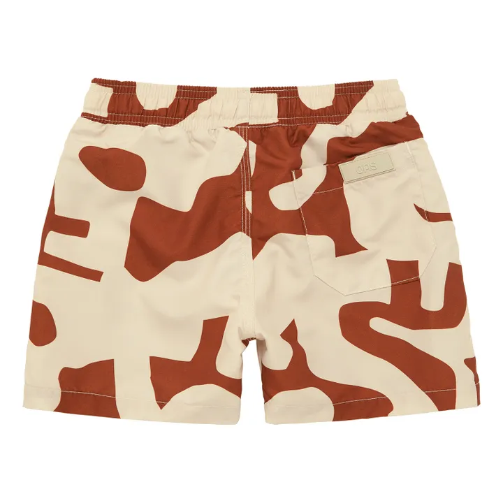 OAS Short de Bain Russet Puzzlotec | Terracotta