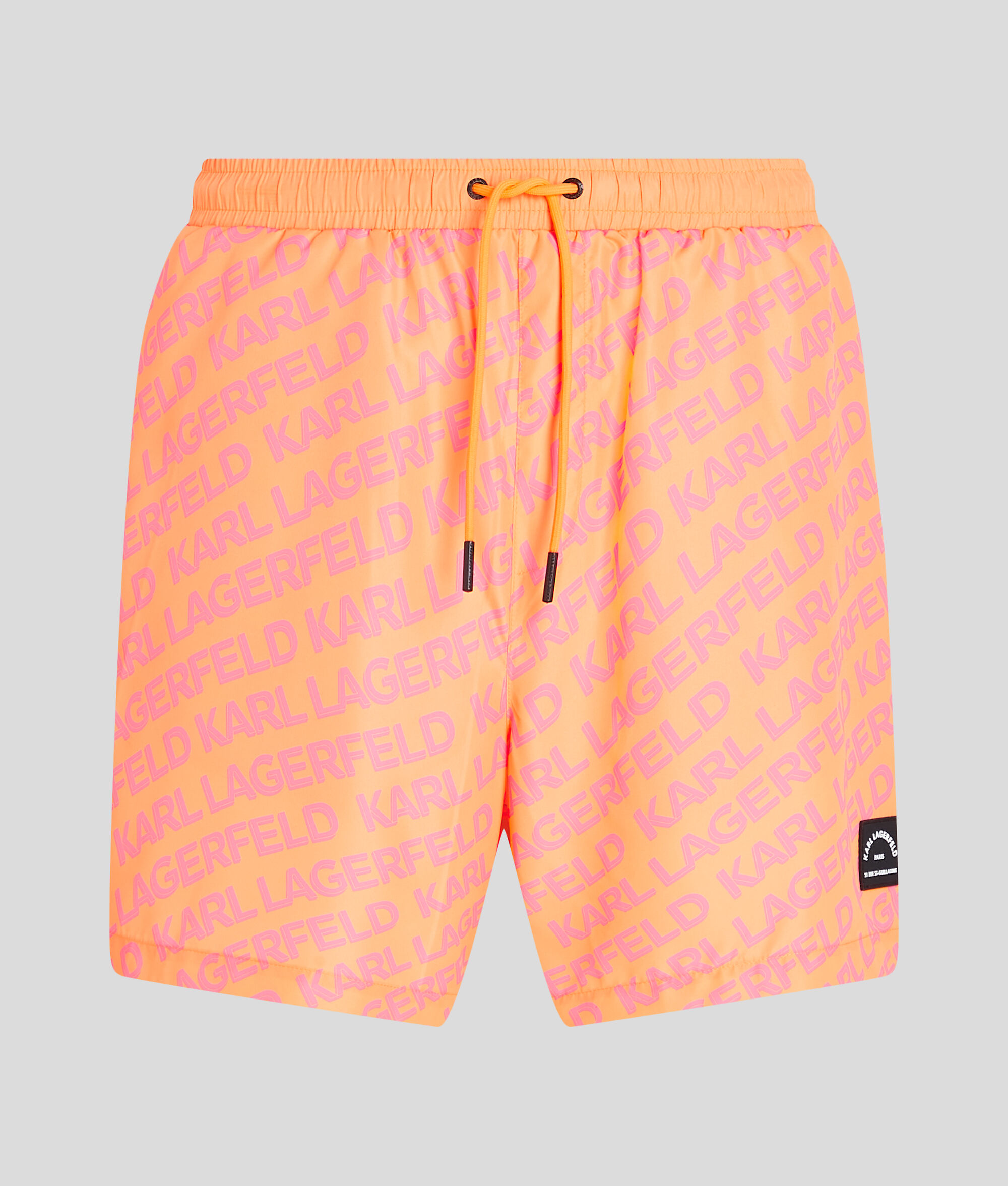 SHORT DE SURF AVEC LOGO KARL EN DIAGONALE RUE ST-GUILLAUME