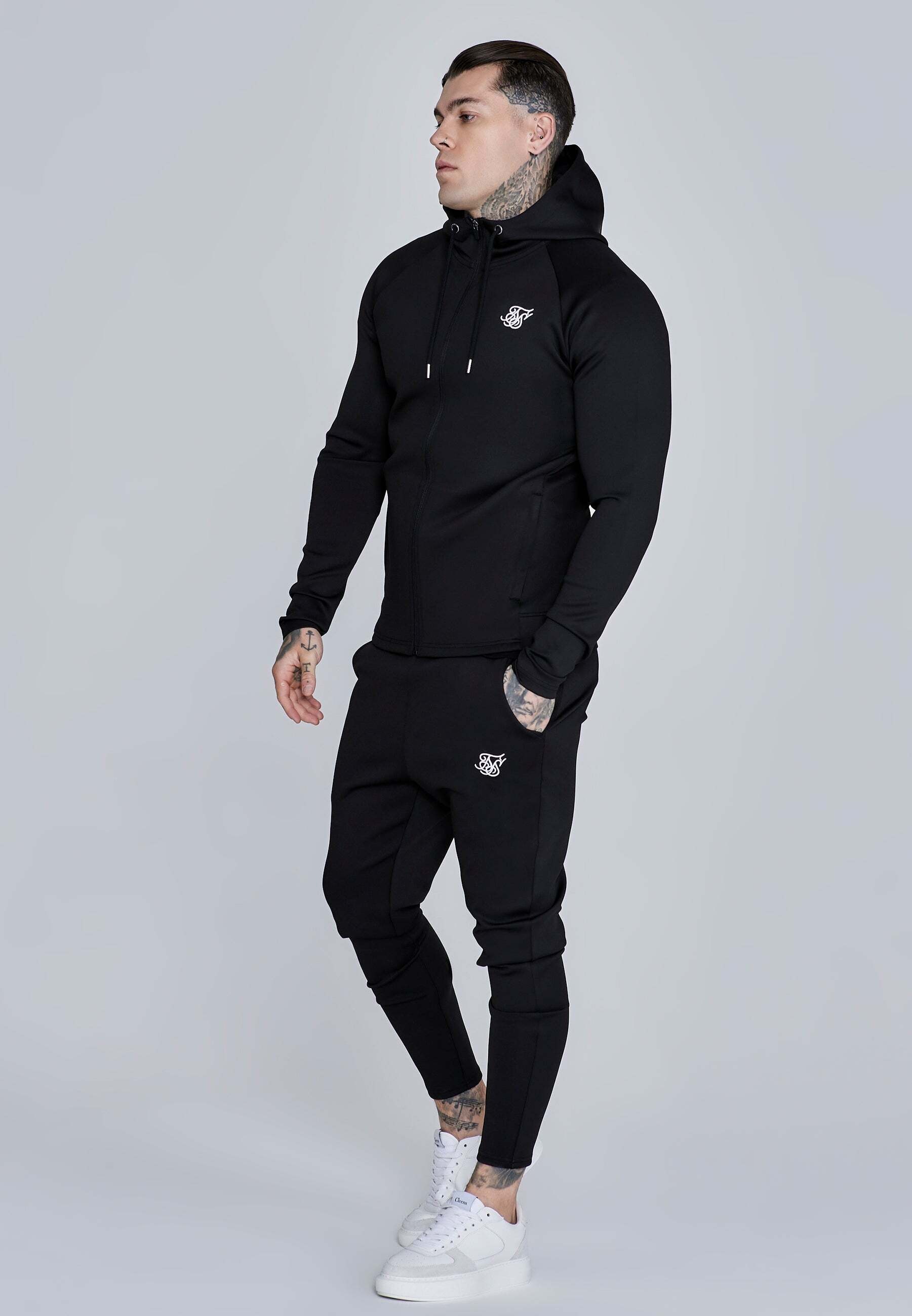 Siksilk Sweatjacke »Siksilk Sweatjacke Essentials Poly FullZip Hoodie«