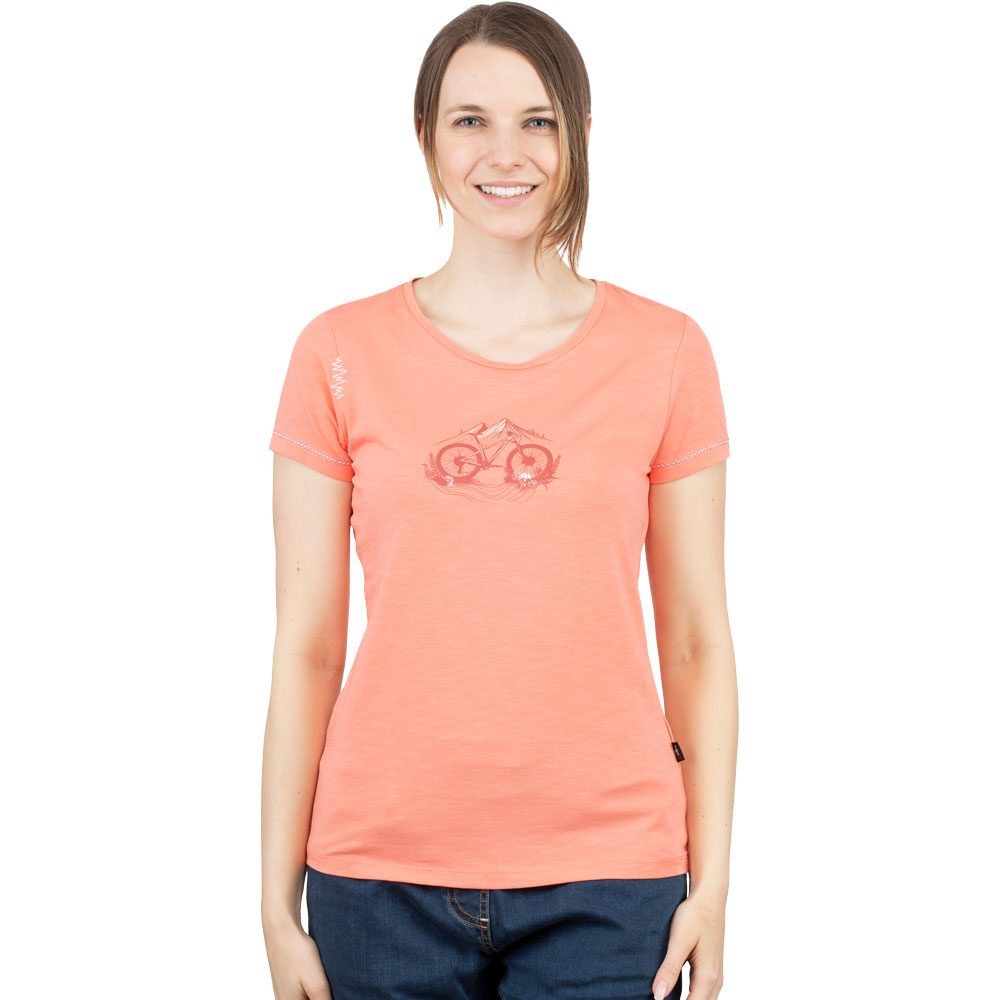 Chillaz Gandia Mountainbike Flowers T-Shirt Damen coral