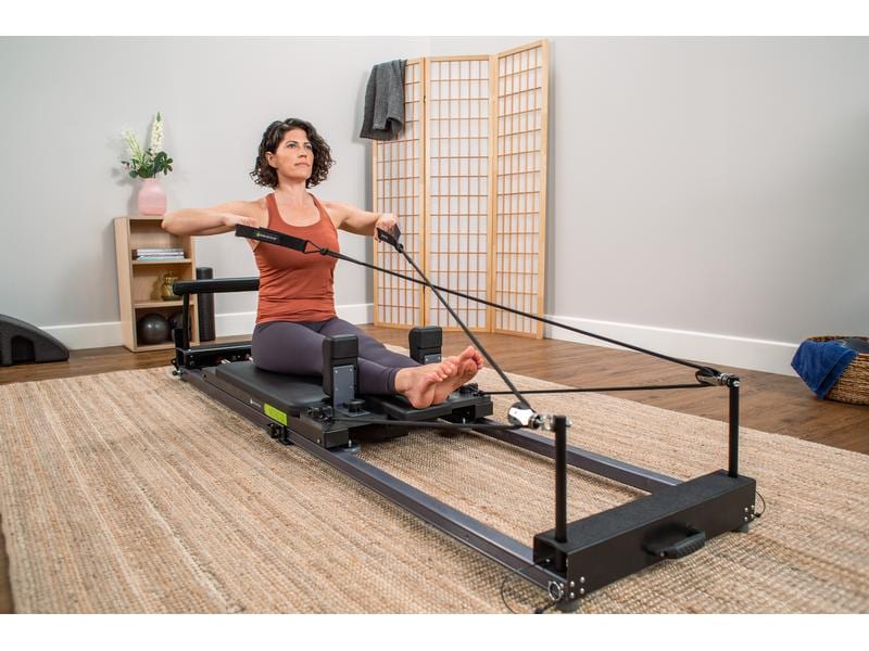 Pilates Reformer Metro IQ Wheelbarrow wheels Speziell für das Heimtraining entwickelt