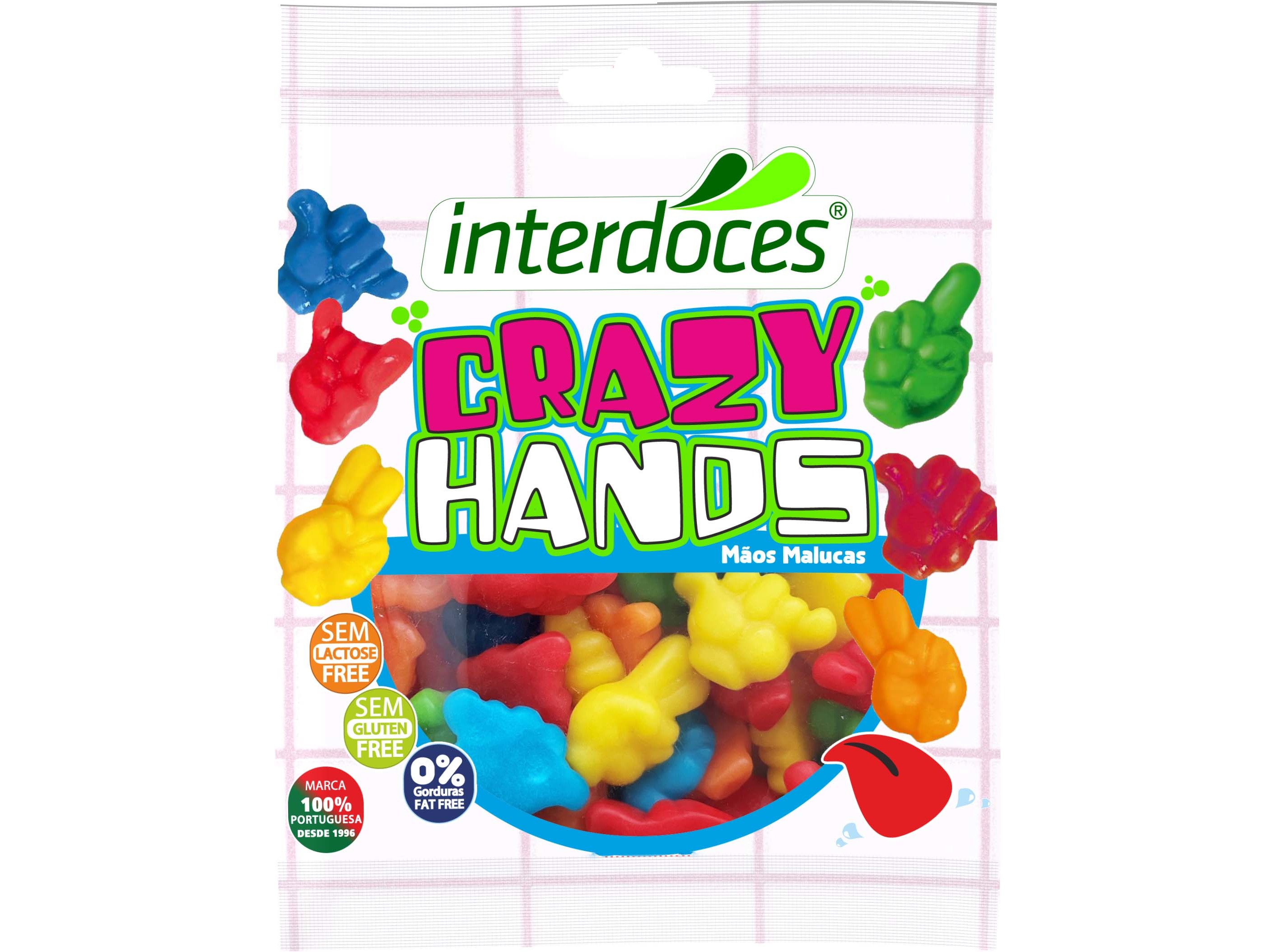 GOMAS INTERDOCES CRAZY HANDS 150G