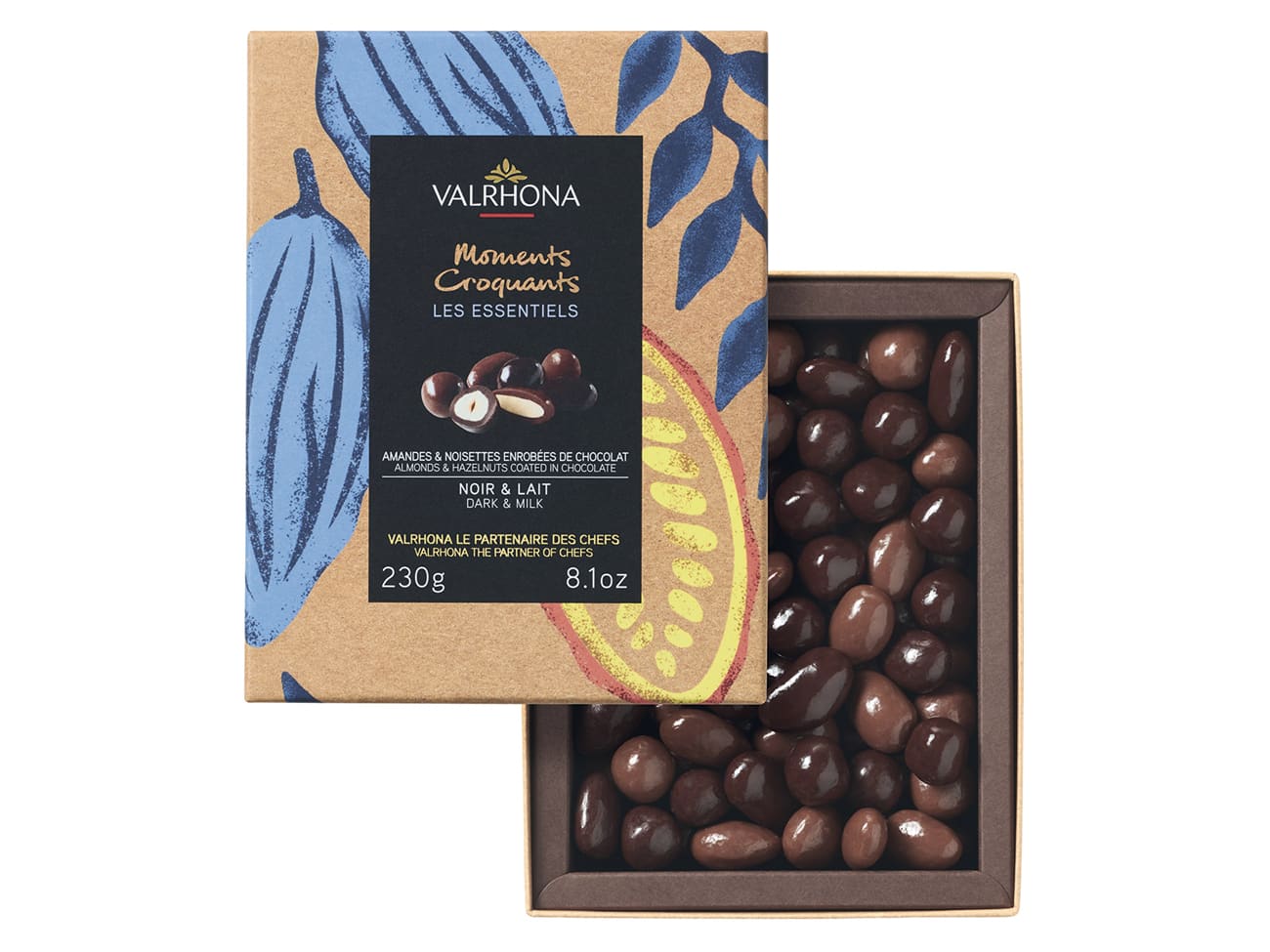 Coffret Equinoxe amandes noisettes - 230 g - Valrhona